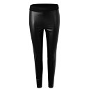 【送料無料】 ダナ キャラン ニューヨーク レディース カジュアルパンツ ボトムス Faux Leather Leggings Black