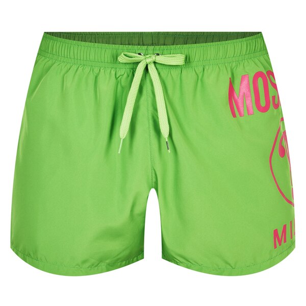 【送料無料】 モスキーノ メンズ カジュアルパンツ ボトムス Question Mark Swim Shorts Green 0396