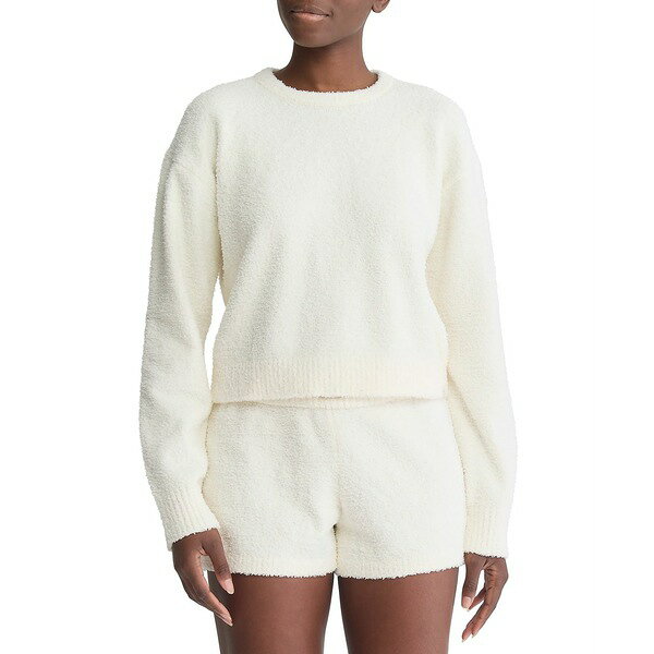 asty㤨֥Х󥯥饤 ǥ ѡåȥ  Women's Cropped Plush Lounge Sweatshirt- QS7341 IvoryפβǤʤ17,480ߤˤʤޤ