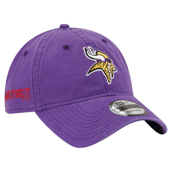 ˥塼  ˹ ꡼ Minnesota Vikings New Era Distinct 9TWENTY Adjustable Hat Purple