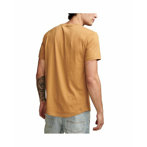 楽天astyラッキーブランド メンズ シャツ トップス Men's Supima Crewneck T-shirt Dijon