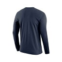 iCL fB[X TVc gbvX Men's Navy West Virginia Mountaineers Basketball Long Sleeve T-shirt Navy