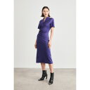 }[N PC fB[X s[X gbvX Day dress - deep violet