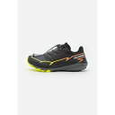 T Y jO X|[c THUNDERCROSS - Trail running shoes - black/quiet shade/fiery coral