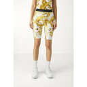 ベルサーチ レディース カジュアルパンツ ボトムス TAPE - Shorts - white/gold