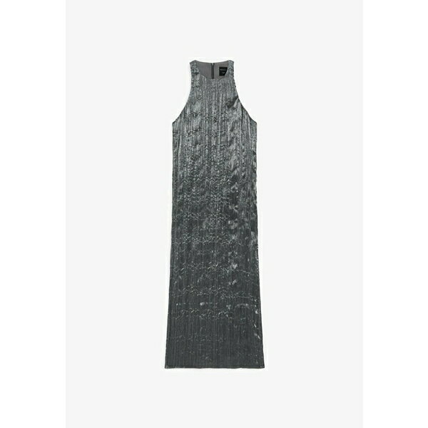 楽天astyマッシモ ドゥッティ レディース ワンピース トップス STUDIO - RUFFLED EFFECT - Maxi dress - grey