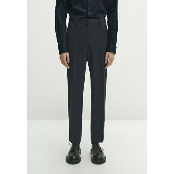 マッシモ ドゥッティ メンズ サンダル シューズ Suit trousers - mottled dark blue