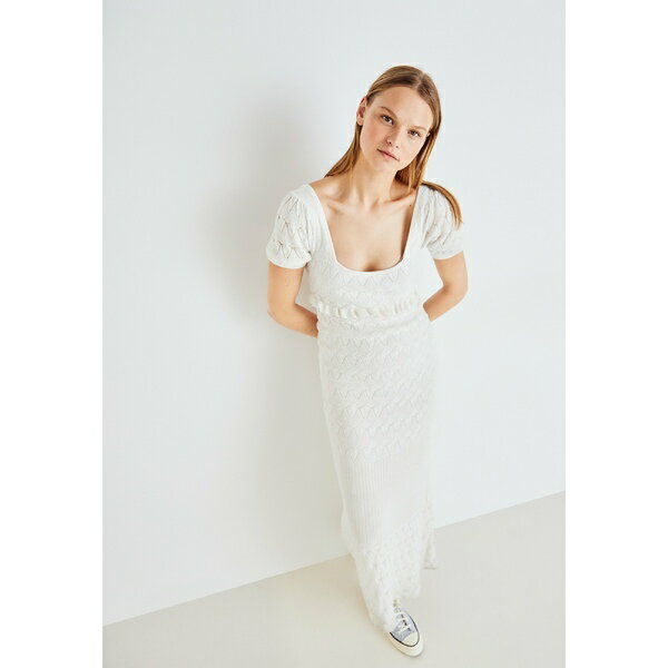 ペペジーンズ レディース ワンピース トップス GOLDIE DRESS - Maxi dress - mousse white