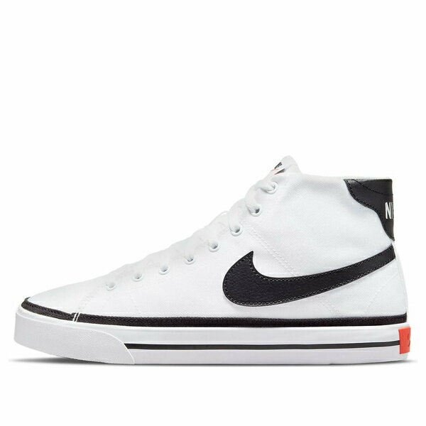 Nike ナイキ メンズ スニーカー 【Nike Court Legacy Canvas Mid 'White Black' DD0162-100】 サイズ US_6.5(24.5cm)