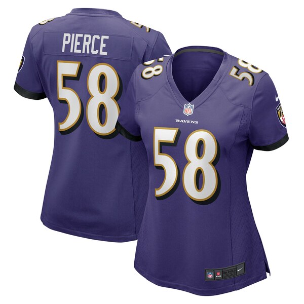 ナイキ レディース ユニフォーム トップス Michael Pierce Baltimore Ravens Nike Women s Game Jersey Purple