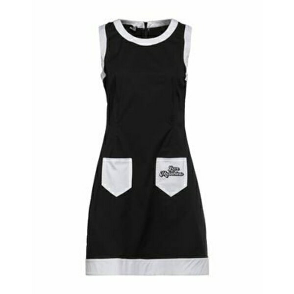 【送料無料】 モスキーノ レディース ワンピース トップス Mini dresses Black