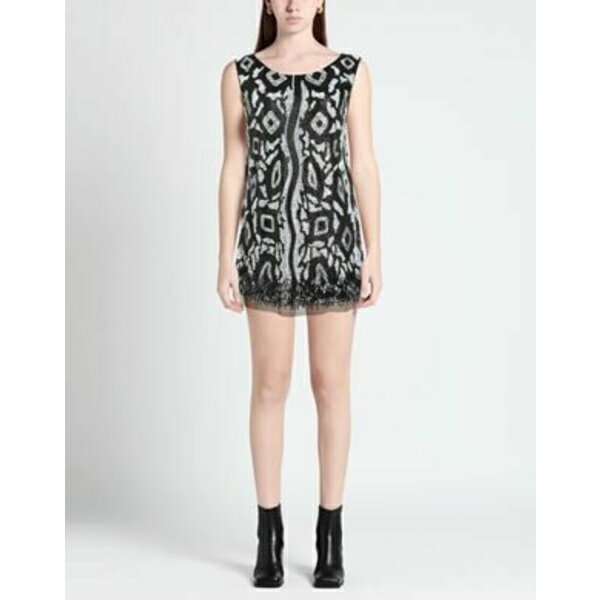 【送料無料】 ボトンディ クチュール レディース ワンピース トップス Mini dresses Black