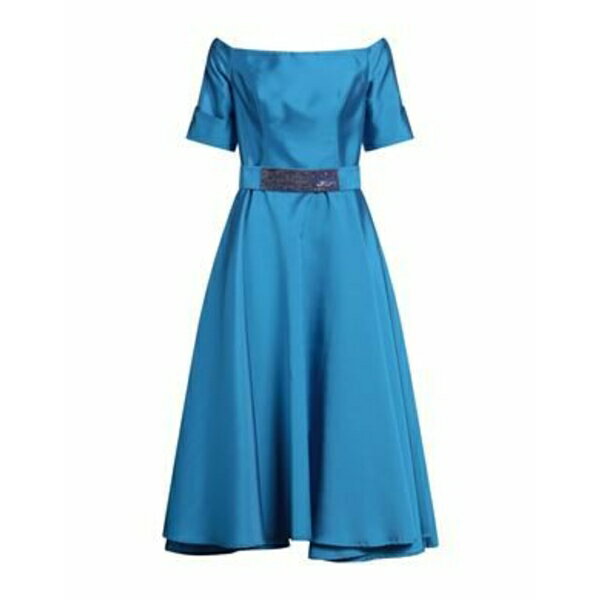 【送料無料】 アレッサンドロ レゴラ レディース ワンピース トップス Midi dresses Blue