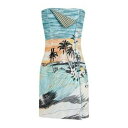 【送料無料】 エトロ レディース ワンピース トップス Mini dresses Azure