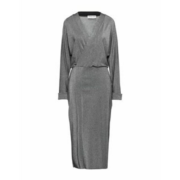 【送料無料】 チアラ・ボニ・プティ・ローブ レディース ワンピース トップス Midi dresses Silver
