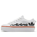 adidas アディダス レディース スニーカー 【adidas Nizza Platform 'White Black'】 サイズ US_5.5(22.5cm)(4)