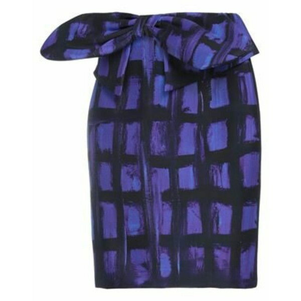 【送料無料】 モスキーノ レディース スカート ボトムス Mini skirts Purple