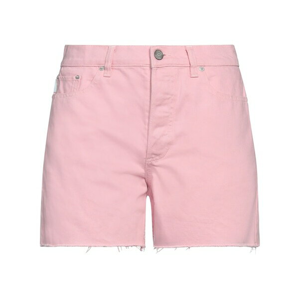【送料無料】 ボーイッシュ レディース デニムパンツ ボトムス Denim shorts Pink
