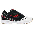 Saucony サッカニー メンズ スニーカー 【Saucony Grid Azura 2000 Black Red】 サイズ US_7.5(25.5cm) Black/Red/White(4)