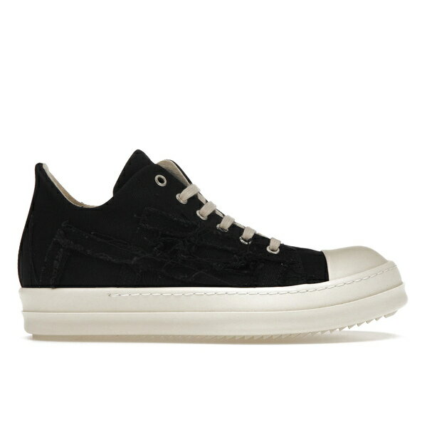 リックオウエンス Rick Owens リックオウエンス メンズ スニーカー 【Rick Owens DRKSHDW Slashed Low Sneaks】 サイズ EU_45(30.0cm) Black Milk