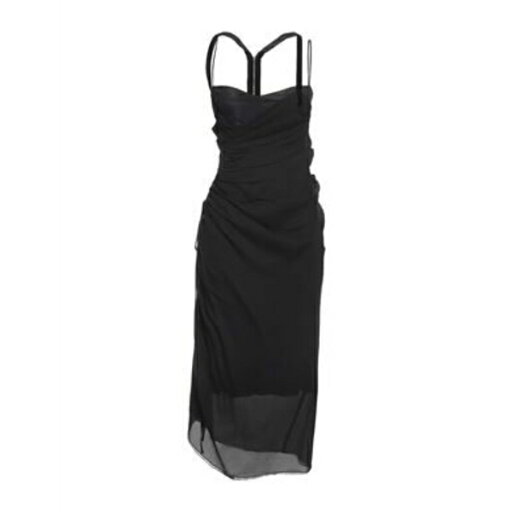 【送料無料】 ヌメロ ヴェントゥーノ レディース ワンピース トップス Midi dresses Black 【送料無料】 ヌメロ ヴェントゥーノ レディース ワンピース トップス Midi dresses Black