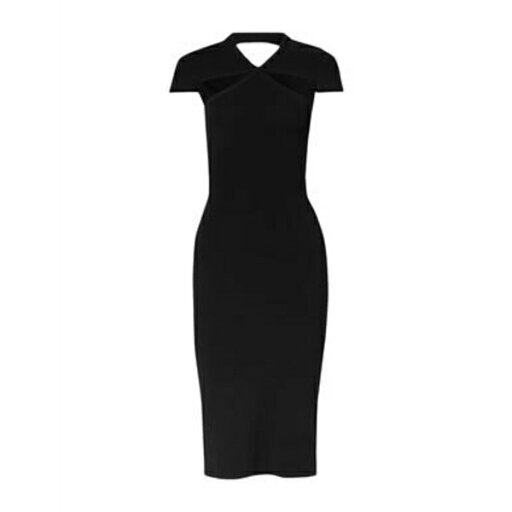 【送料無料】 カイト レディース ワンピース トップス Midi dresses Black 【送料無料】 カイト レディース ワンピース トップス Midi dresses Black