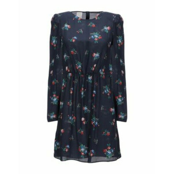 【送料無料】 ピンコ レディース ワンピース トップス Mini dresses Blue