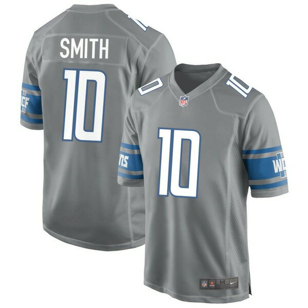 ʥ  ˥ե ȥåץ Detroit Lions Nike Alternate Custom Game Jersey Gray