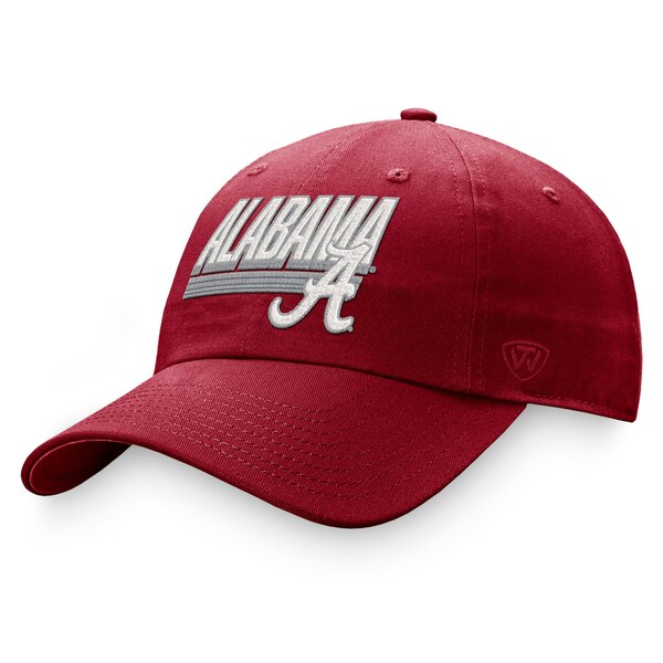 楽天astyトップ・オブ・ザ・ワールド メンズ 帽子 アクセサリー Alabama Crimson Tide Top of the World Slice Adjustable Hat Crimson