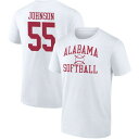 楽天astyファナティクス メンズ Tシャツ トップス Alabama Crimson Tide Fanatics Branded Softball PickAPlayer NIL Gameday Tradition T Shirt White
