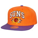 ミッチェル＆ネス ミッチェル&ネス メンズ 帽子 アクセサリー Phoenix Suns Mitchell & Ness Hardwood Classics Arch Block Snapback Hat Orange/Purple