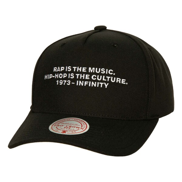 ミッチェル＆ネス ミッチェル&ネス メンズ 帽子 アクセサリー 50th Anniversary of Hip Hop Mitchell & Ness Motto Pro Adjustable Hat Black