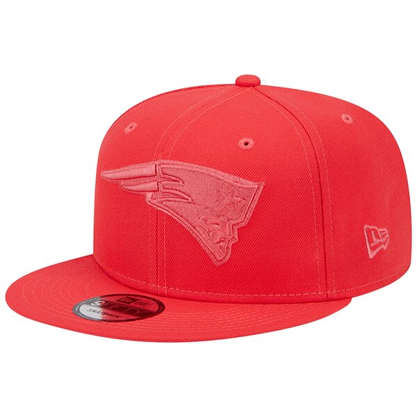 ニューエラ メンズ 帽子 アクセサリー New England Patriots New Era Color Pack Brights 9FIFTY Snapback Hat Red