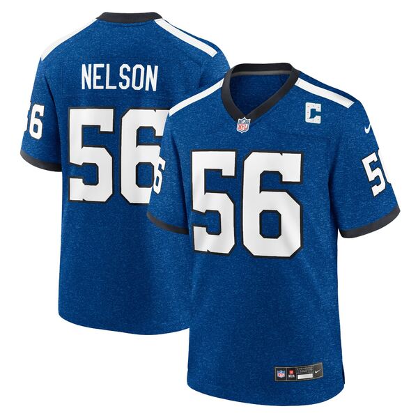 ナイキ メンズ ユニフォーム トップス Quenton Nelson Indianapolis Colts Nike Indiana Nights Alternate Game Jersey Royal