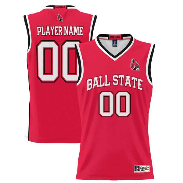 ゲームデイグレーツ メンズ ユニフォーム トップス Ball State Cardinals GameDay Greats Unisex Lightweight NIL PickAPlayer Basketball Jersey Cardinal