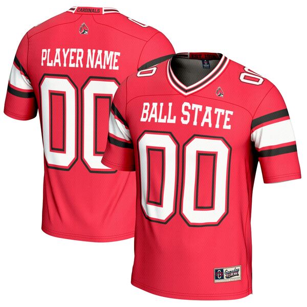 ゲームデイグレーツ メンズ ユニフォーム トップス Ball State Cardinals GameDay Greats NIL PickAPlayer Football Jersey Cardinal