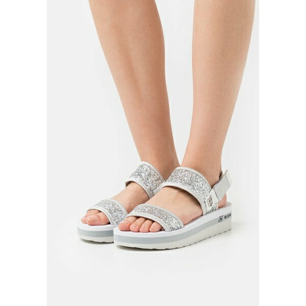 ブルーガール レディース サンダル シューズ LOVELY - Platform sandals - silver