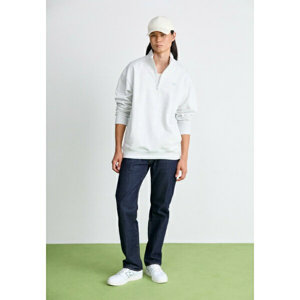 ニューバランス メンズ パーカー・スウェットシャツ アウター ATHLETICS 1/2 ZIP - Sweatshirt - ash heather