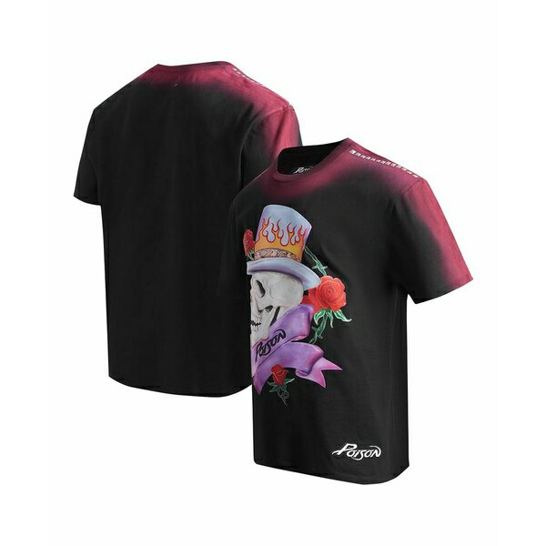 フリーズ マックス メンズ Tシャツ トップス Men's Poison Love on The Rocks Loose T-Shirt Black(4)