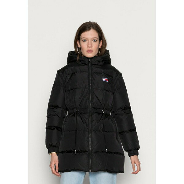 トミーヒルフィガー レディース コート アウター VEST DOWN MIX PUFFER - Down jacket - black