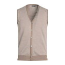 【送料無料】 ロッソピューロ メンズ カーディガン アウター Cardigans Light brown