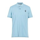 【送料無料】 トラサルディ メンズ ポロシャツ トップス Polo shirts Sky blue