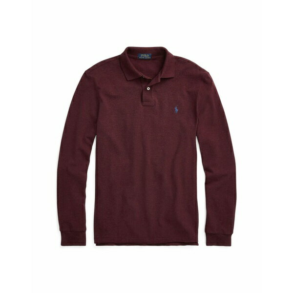 yz t[ Y |Vc gbvX CUSTOM SLIM FIT MESH POLO SHIRT Burgundy