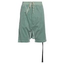 【送料無料】 リックオウエンス メンズ カジュアルパンツ ボトムス Shorts & Bermuda Shorts Sage green