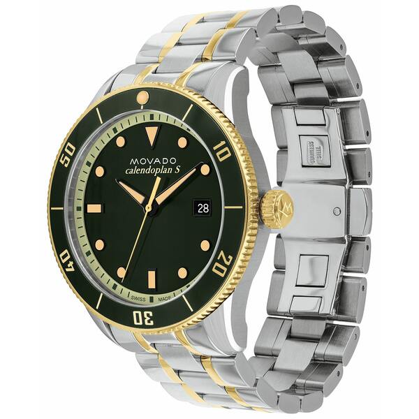 モバド モバド レディース 腕時計 アクセサリー Men's Heritage Two-Tone Stainless Steel Bracelet Watch 43mm Two-tone