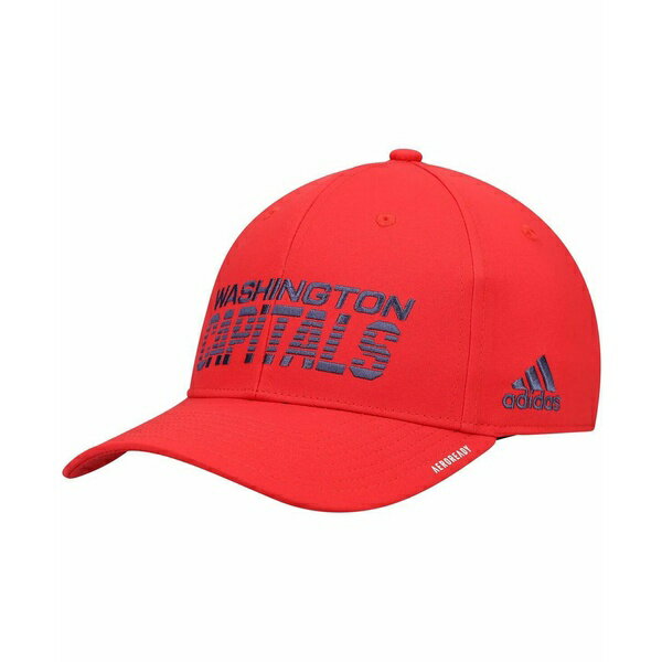 アディダス レディース 帽子 アクセサリー Men's Red Washington Capitals 2021 Locker Room AEROREADY Flex Hat Red