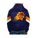 スターター レディース ジャケット＆ブルゾン アウター Men 039 s Purple Phoenix Suns Force Play Satin Hoodie Half-Zip Jacket Purple