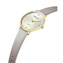 ケネスコール レディース 腕時計 アクセサリー Women's Diamond Accent Dial Champagne Genuine Leather Strap Watch 34mm Champagne