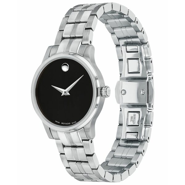 モバド モバド レディース 腕時計 アクセサリー Women's Swiss Stainless Steel Bracelet Watch 28mm Silver