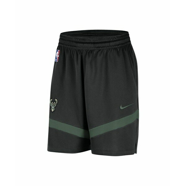 ナイキ レディース カジュアルパンツ ボトムス Men 039 s Black Milwaukee Bucks On-Court Practice Warmup Performance Shorts Black